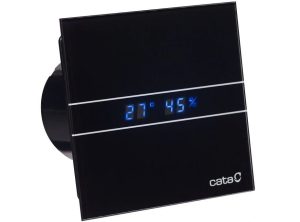 Wentylator łazienkowy CATA E 120 GTH czarny LED czujnik wilgotności timer