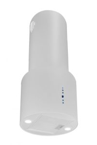 Toflesz Cylinder Island 40cm Okap wyspowy biały 850m3/h Użyj kodu 23TOF05 i płać mniej