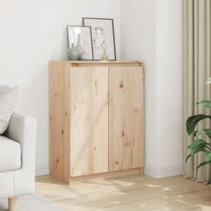 vidaXL Szafka, 60x36x84 cm, lite drewno sosnowe