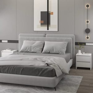 vidaXL Szafki nocne, 2 szt., białe, 45×34,5×44,5 cm