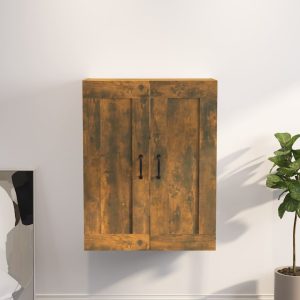 vidaXL Szafka wisząca, przydymiony dąb, 69,5×32,5×90 cm
