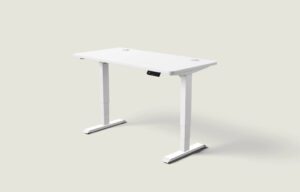 Desktronic – Biurko HomePro – Biały / Biały / 140×70 cm