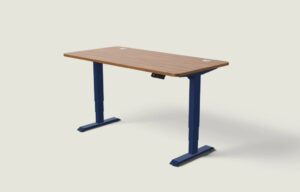Desktronic – Biurko HomePro – Granatowy / Orzech / 160×80 cm