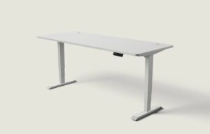 Desktronic – Biurko HomePro – Szary / Szary / 200×80 cm