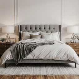 Sypialnia w stylu modern classic