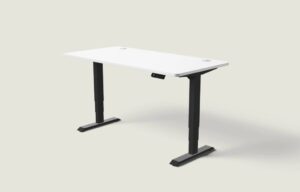 Desktronic – Biurko HomePro – Czarny / Biały / 160×80 cm