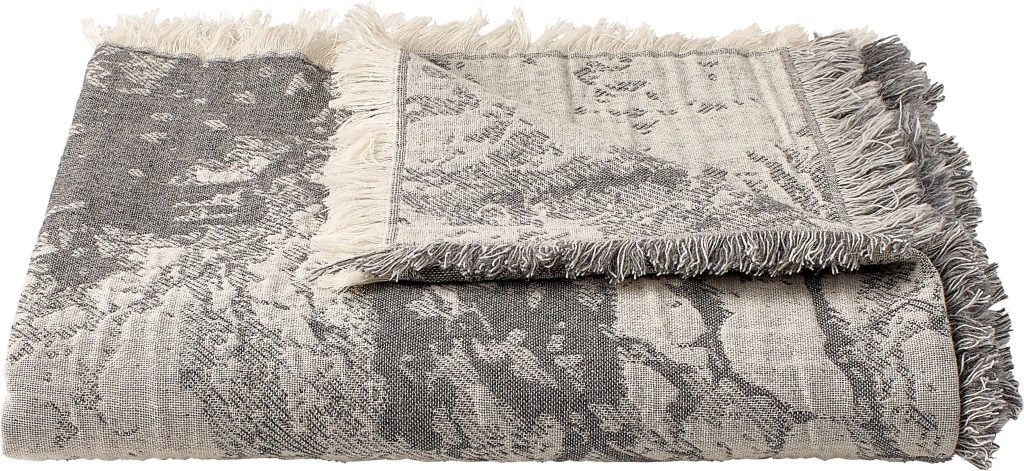 Narzuta Shore 140 x 190 cm ciemnoszara – elegancki design, uniwersalny kolor, idealna do sypialni