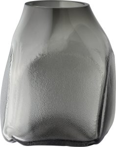 Wazon Bronco 17 cm przydymiony – elegancki design, szkło, idealny do nowoczesnych wnętrz