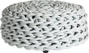 Puf Rebels 100 cm jasnoszary – wygodny i stylowy mebel do każdego wnętrza