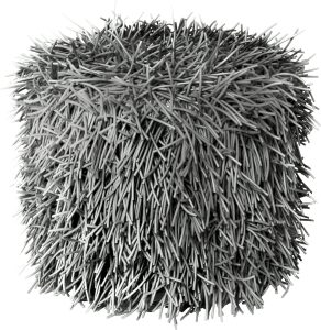 Puf Rebels Ottoman jasnoszary – stylowy dodatek, wygoda, materiał tapicerski