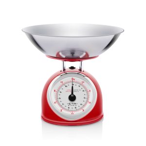 Waga kuchenna ETA Storio czerwona 577790030 retro