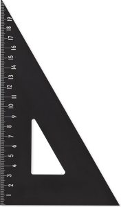 Ekierka Design Letters – precyzyjne narzędzie, minimalistyczny design, trwały materiał