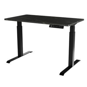 Biurko z regulacją wysokości elektryczne san sebastian mat 121 cm Luna – ergonomiczne, nowoczesne, matowe
