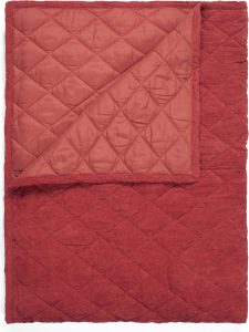 Narzuta Billie 220 x 265 cm ceglasta – elegancka, funkcjonalna, stylowa, doskonała do sypialni