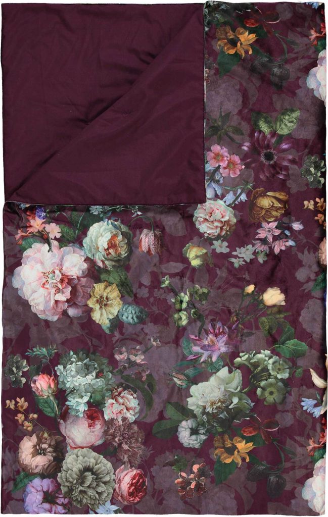 Narzuta Fleur 240 x 100 cm burgundowa – elegancki design, uniwersalny rozmiar, wysoka jakość materiałów