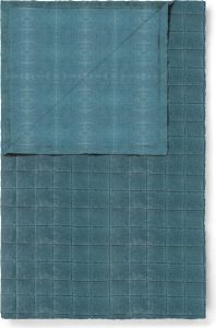 Narzuta Julia 180 x 265 cm – szaroniebieska, elegancki design, idealna na łóżko