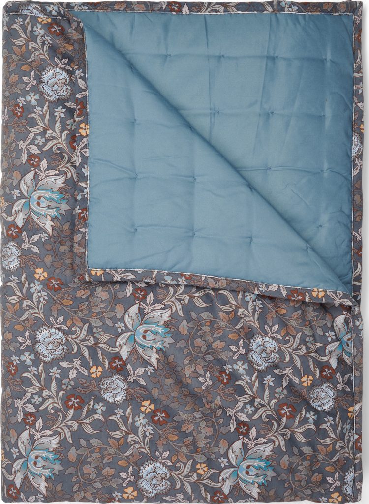 Narzuta Ophelia 240 x 100 cm ciemnoniebieska – elegancki design, wysoka jakość, idealna do sypialni