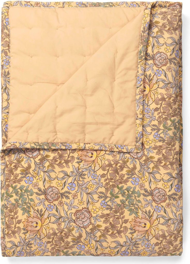 Narzuta Ophelia 270 x 265 cm żółta – elegancka, stylowa, z wysokiej jakości materiału