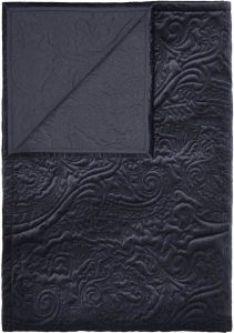 Narzuta Roeby 270 x 265 cm granatowa – elegancki wygląd, duży rozmiar, idealna do sypialni