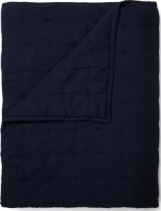 Narzuta Ruth 270 x 265 cm ciemnogranatowa – elegancki design, wysoka jakość, idealna do sypialni