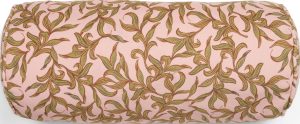 Poduszka dekoracyjna Juliette wałek 22 x 50 cm – elegancki styl, antyczny róż, doskonała do każdego wnętrza