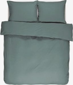 Pościel Guy 200 x 220 cm morska z 2 poszewkami na poduszki 60 x 70 cm – elegancki design, komfortowy materiał