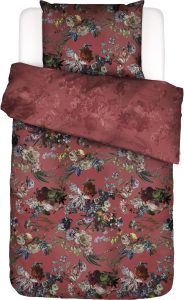 Pościel Isabelle 135 x 200 cm kasztanowa z poszewką na poduszkę 80 x 80 cm – elegancki design, komfort materiału, idealna do sypialni
