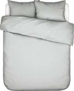 Pościel Minte 260 x 220 cm szara z 2 poszewkami na poduszki 60 x 70 cm – komfort, nowoczesny design, łatwa pielęgnacja