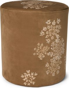 Puf Essenza Lauren cynamonowy – elegancki design, wygoda, materiał welurowy