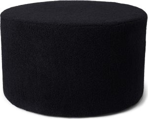 Puf Teddy ciemnogranatowy – miękki, wygodny, stylowy, do salonu, sypialni