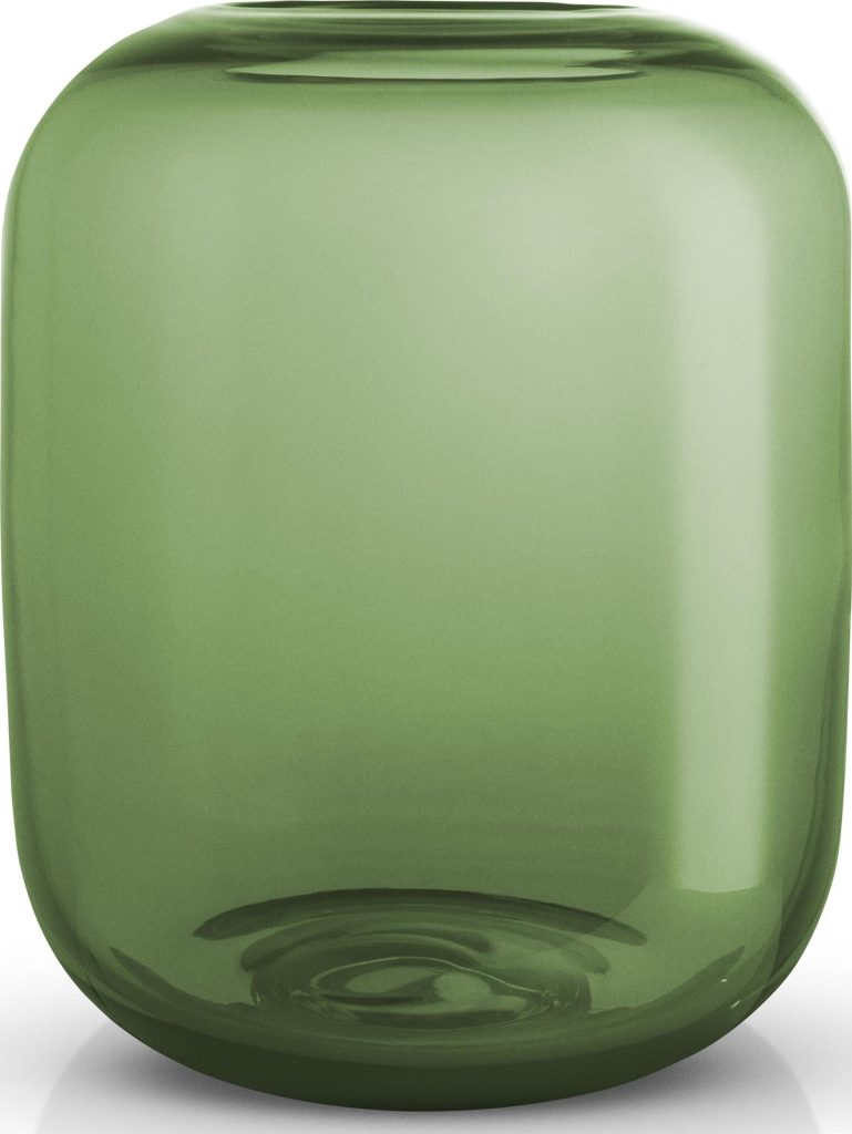 Wazon Acorn 16,5 cm – elegancki wazon, zieleń leśna, nowoczesny design, ceramika