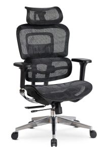 Ergonomiczny regulowany fotel biurowy z zagłówkiem C9-R59