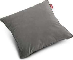 Poduszka Velvet Square taupe – miękki materiał, elegancki design, kwadratowy kształt