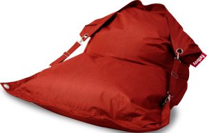 Puf Buggle-up Outdoor czerwony – wygodny i stylowy, idealny do ogrodu, odporny na warunki atmosferyczne