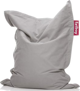 Puf Fatboy Junior Stonewashed srebrzystoszary – wygodny, lekki, nowoczesny design, idealny do dziecięcego pokoju