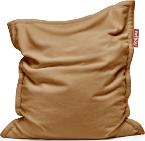 Puf Fatboy The Original Slim Teddy latte – wygodny, elegancki design, kolor latte, materiał Teddy