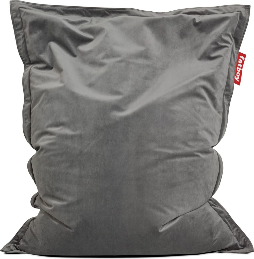 Puf Fatboy the Original Slim Velvet taupe – elegancki design, komfort, materiał welurowy