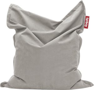 Puf Fatboy the Original Stonewashed srebrzystoszary – wygodny i stylowy, materiał tekstylny, nowoczesny design