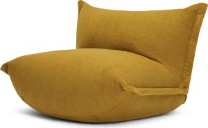 Puf The BonBaron Sherpa brąz khaki – komfortowy, uniwersalny, miękki materiał