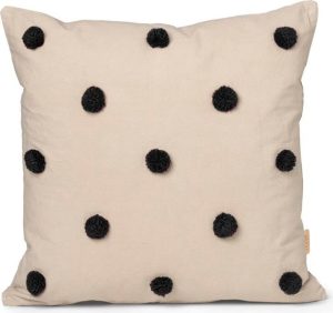 Poduszka dekoracyjna Dot Tufted beżowa – stylowa, miękka, uniwersalny kolor