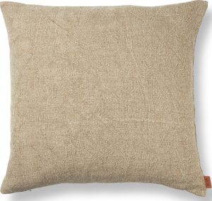 Poduszka Heavy Linen 50 x 50 cm beżowa – miękka, elegancka, z naturalnego lnu