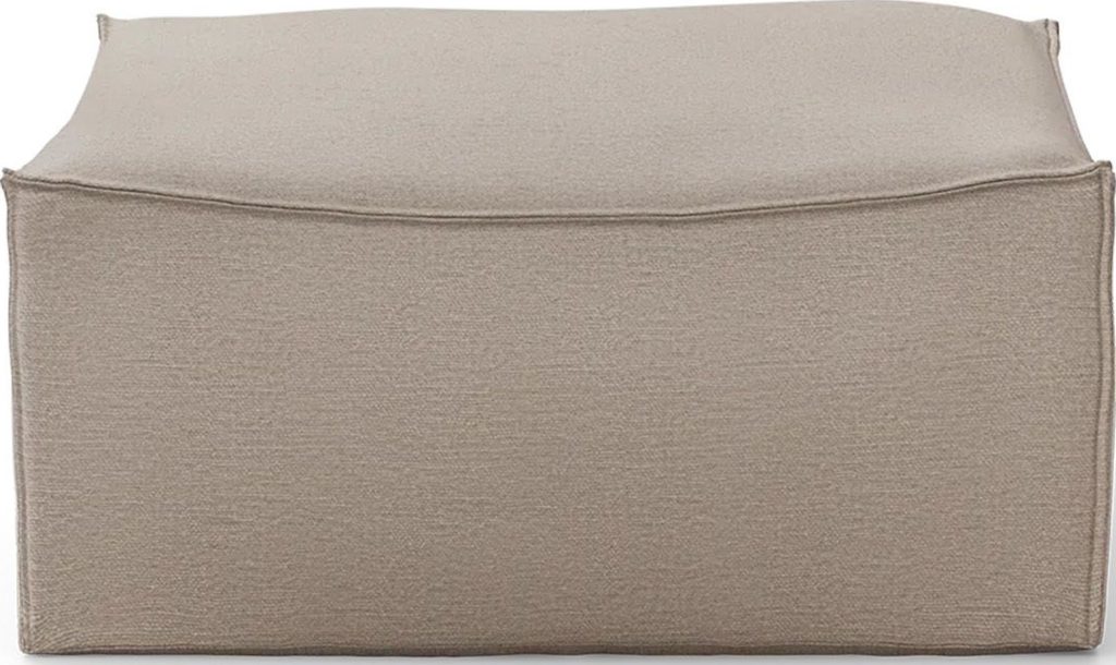 Puf Catena Cotton Linen beżowy – wygodny i stylowy, materiał bawełnowy, rozmiar uniwersalny