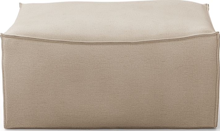 Puf Catena Rich Linen beżowa – elegancki design, komfort, materiał lniany