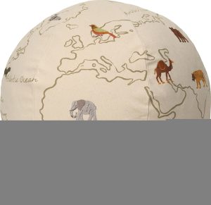 Puf dziecięcy The World 50 cm – kolorowy, wygodny, idealny do pokoju dziecięcego