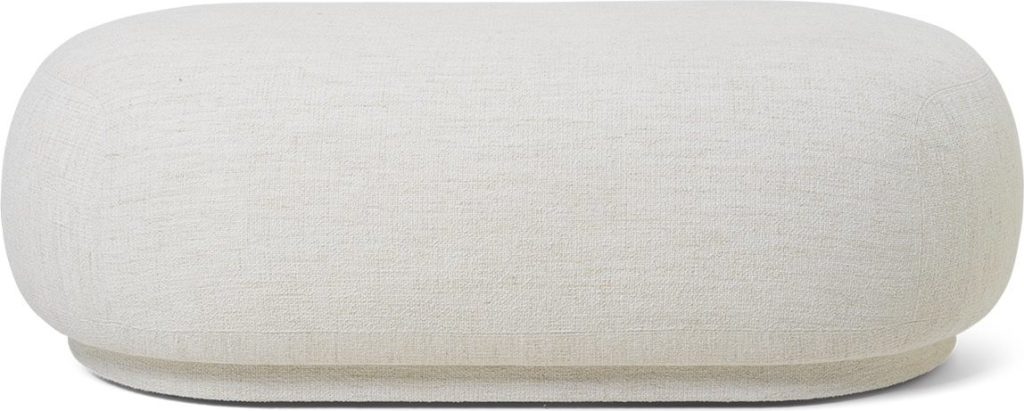 Puf Rico Bouclé podłużny kremowy – elegancki design, wygodny materiał, idealny do nowoczesnych wnętrz