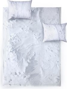 Pościel Hayka śnieg 200 x 220 cm podwójna – delikatny materiał, elegancki wygląd, idealna na każdą porę roku