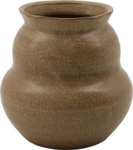 Wazon Juno 15 cm karmelowy – elegancki design, ceramiczny, uniwersalny