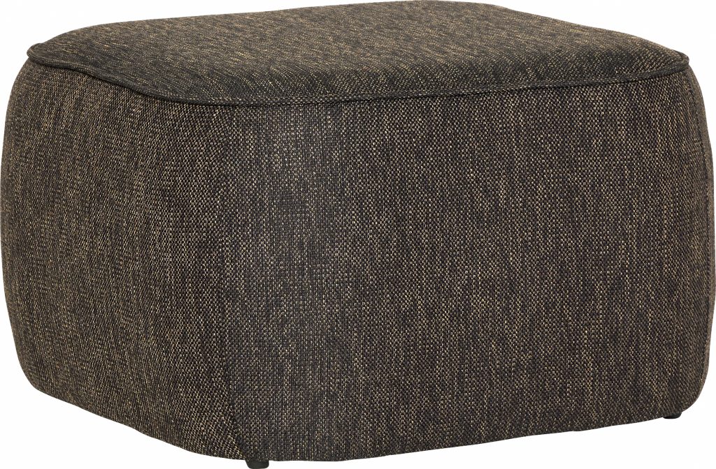 Puf Cube 39 x 57 cm ciemnobrązowy – nowoczesny design, wygodny, trwały materiał