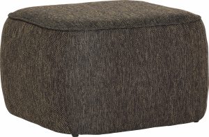 Puf Cube 39 x 57 cm ciemnobrązowy – nowoczesny design, wygodny, trwały materiał