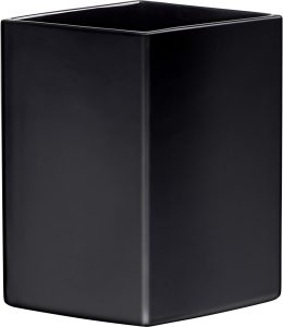 Wazon Ruutu 22,5 cm czarny – elegancki design, szkło, nowoczesny styl